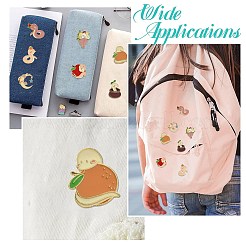14Pcs 7 Styles Snake Enamel Pins&nbsp;JEWB-CJ0001-55