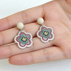 Alloy Resin Stud Earrings for Women&nbsp;WGDCBB9-02