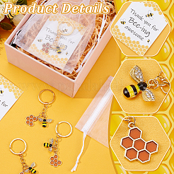 50Pcs Alloy Enamel Keychains&nbsp;KEYC-ME00007