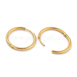 PVD Vacuum Plating 304 Stainless Steel Huggie Hoop Earrings for Women&nbsp;EJEW-F280-07F-G
