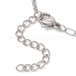 2MM 304 Stainless Steel Mixed Chain Slider Necklace Making&nbsp;AJEW-JB01558-02