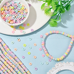 15Strands Handmade Polymer Clay Beads Strands&nbsp;CLAY-PA0001-07D