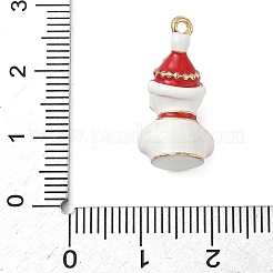 Christmas Alloy Enamel Pendants&nbsp;ENAM-F156-01G-05