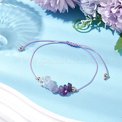 Gemstone Braided Bead Bracelet&nbsp;BJEW-JB11013-02