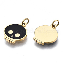 316 Surgical Stainless Steel Enamel Charms&nbsp;X-STAS-S116-333G