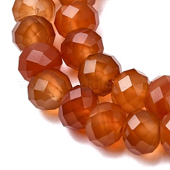 Natural Carnelian(Dyed & Heated) Beads Strands&nbsp;G-Q194-A01-01