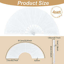 Cloth Hand Held Fan&nbsp;DIY-WH0579-95C