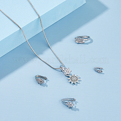 16Pcs 4 Style Brass Micro Pave Cubic Zirconia Pinch Bails&nbsp;KK-HY0003-36