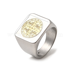 304 Stainless Steel Wide Band Finger Rings for Men&nbsp;RJEW-P163-02P