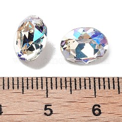 K9 Glass Rhinestone Cabochons&nbsp;GLAA-H034-06D-001MO