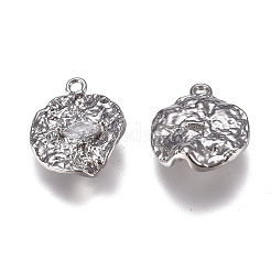 Brass Charms&nbsp;LS-ZIRC-I030-09P