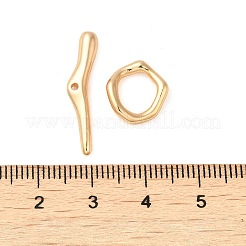 Brass Toggle Clasps&nbsp;KK-M270-02G