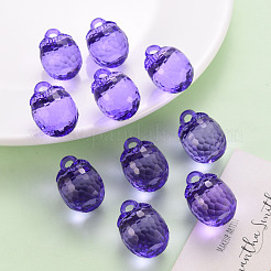 Autumn Theme Transparent Acrylic Pendants&nbsp;TACR-T024-04B-936