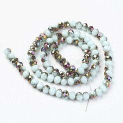 Electroplate Opaque Glass Beads Strands&nbsp;EGLA-A034-P4mm-R09