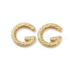 G-Shaped Brass Cuff Earrings&nbsp;EJEW-G445-02G