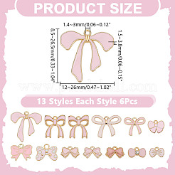 82Pcs 13 Styles Alloy Pendants&nbsp;ENAM-AR0001-81