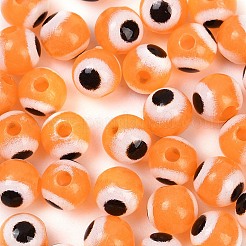 Luminous & Printed Opaque Acrylic Beads&nbsp;LACR-G050-01G