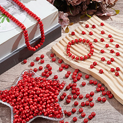 600Pcs Dyed Natural Wood Beads&nbsp;COCO-SC0002-39
