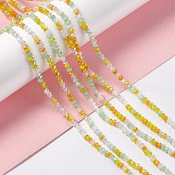 Electroplate Glass Beads Strands&nbsp;EGLA-S192-001A-B12