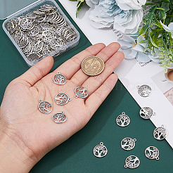 120Pcs Tibetan Style Alloy Pendants&nbsp;TIBE-DC0001-14B
