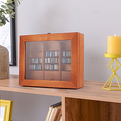 Wood Bookshelf with Books Mini Model&nbsp;DJEW-WH0596-027