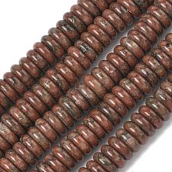 Natural Red Sesame Jasper Beads Strands&nbsp;G-G329-A04-3x8mm