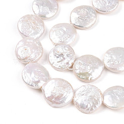 Natural Nucleate Keshi Pearl Beads Strands&nbsp;PEAR-S018-03H