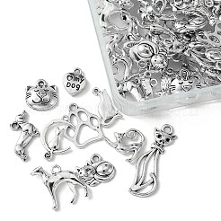 60Pcs 15 Styles Tibetan Styles Alloy Pendants&nbsp;FIND-FS0002-01