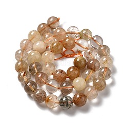 Natural Rutilated Quartz Beads Strands&nbsp;G-B029-B02-04
