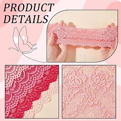 4 Yards 4 Colors Flower Wavy Edge Lace Trim&nbsp;OCOR-GF0002-59