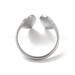Non-Tarnish 304 Stainless Steel Cuff Finger Rings&nbsp;RJEW-L107-013P