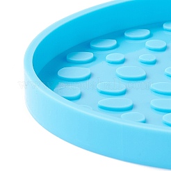 Flat Round Silicone Cup Mat Molds&nbsp;LS-DIY-M039-01