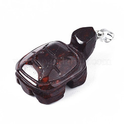 Natural & Synthetic Mixed Gemstone Pendants&nbsp;G-T010-17