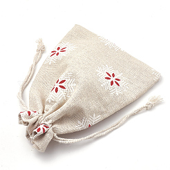 Polycotton(Polyester Cotton) Packing Pouches Drawstring Bags&nbsp;LS-ABAG-S003-02A