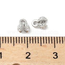 Flower Brass Bead Tips&nbsp;KK-M326-10P