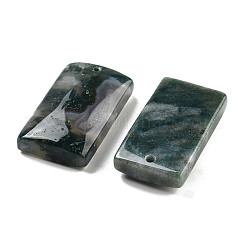 Natural Moss Agate Pendants&nbsp;G-H007-04