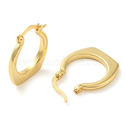 Rack Plating Brass Hoop Earring&nbsp;EJEW-C079-10G
