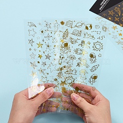 Waterproof Hot Stamping Stickers&nbsp;DIY-CJ0001-55