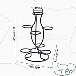7-Slot Iron Easter Egg Display Stands&nbsp;ODIS-WH0058-21B-EB