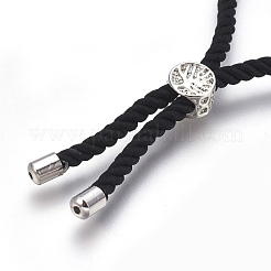 Cotton Cord Bracelet Making&nbsp;KK-F758-03H-P