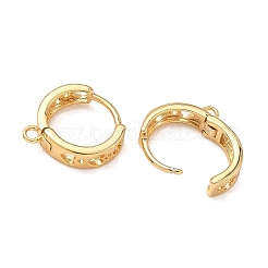SHEGRACE Brass Hoop Earrings Findings&nbsp;XGR0151G-89G