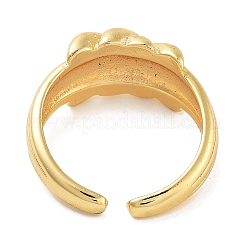 Rack Plating Brass Open Cuff Rings&nbsp;RJEW-Z059-29G