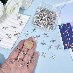 120Pcs Tibetan Style Zinc Alloy Pendants&nbsp;FIND-SC0022-33