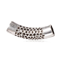 Tibetan Style Alloy Hollow Tube Beads&nbsp;PALLOY-K210-03-AS