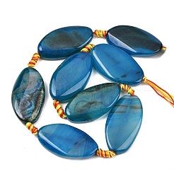 Natural Banded Agate Beads Strands&nbsp;G-F825-H01-01A
