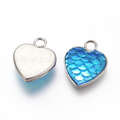 304 Stainless Steel Pendants&nbsp;STAS-F184-B06