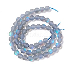 Synthetic Moonstone Beads Strands&nbsp;G-E573-01A-01
