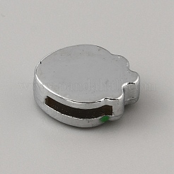 Alloy Rhinestone Slide Charms&nbsp;FIND-WH0419-90C