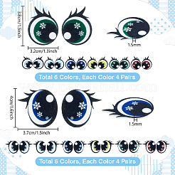 48 Pairs 2 Styles Ornament Accessories&nbsp;DIY-PH0031-57