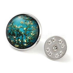 Round Glass Brooches&nbsp;JEWB-A022-02C
